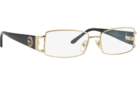 versace clear prescription clear glasses|clear Versace glasses on face.